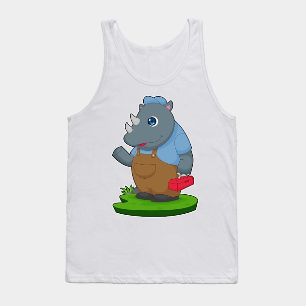 Rhino Craftsman Toolbox Tank Top by Markus Schnabel